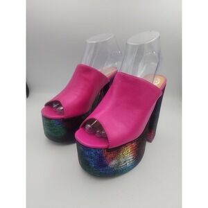 Jeffrey Campbell's Havana Last Platform Heels Pink Size 6.5
